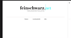 Desktop Screenshot of feinschwarz.net