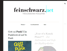 Tablet Screenshot of feinschwarz.net